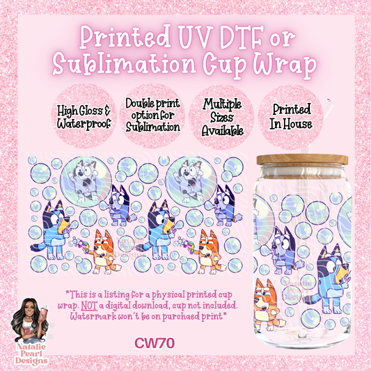 CW70 UV DTF/SUB Cup Wrap