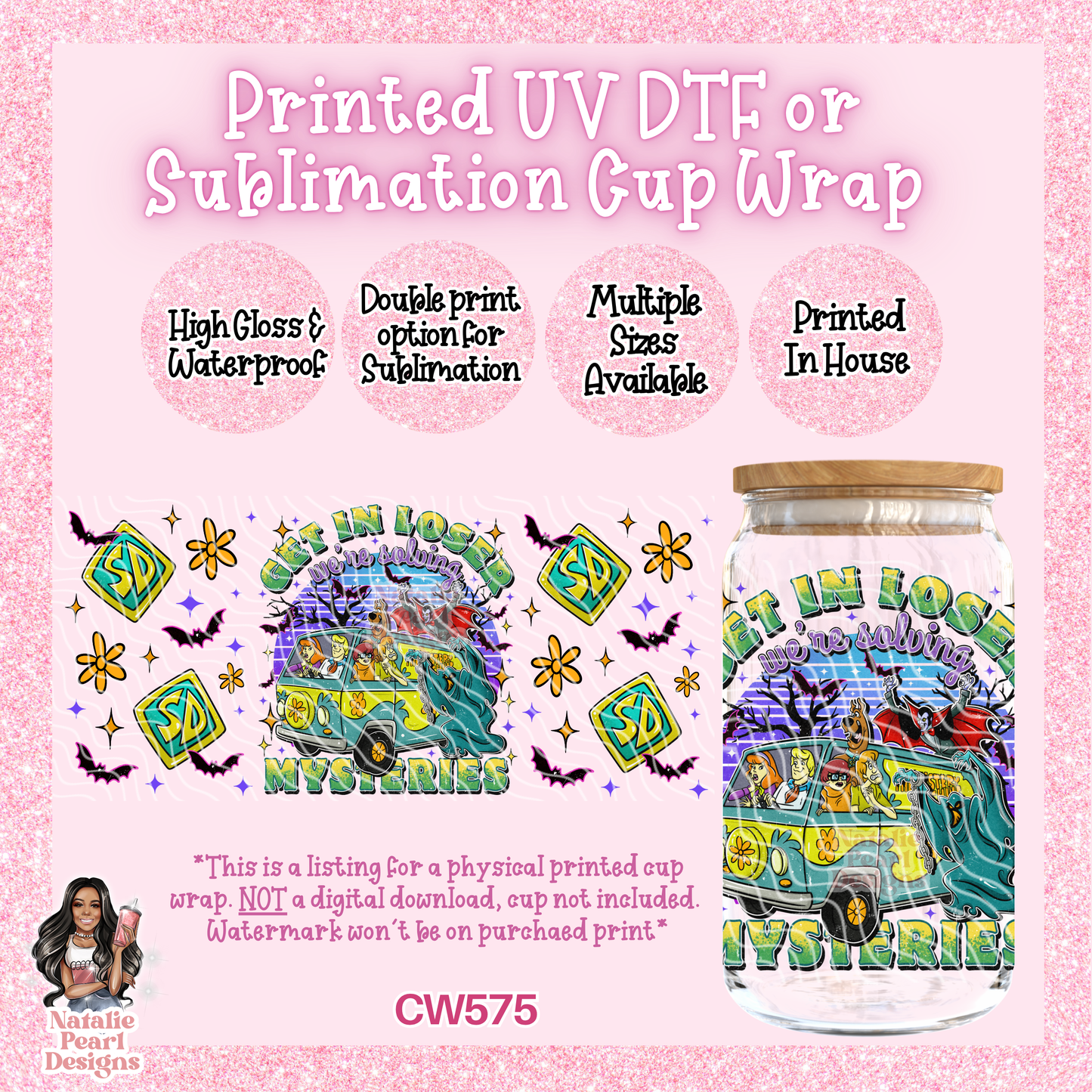 CW575 UV DTF/SUB Cup Wrap