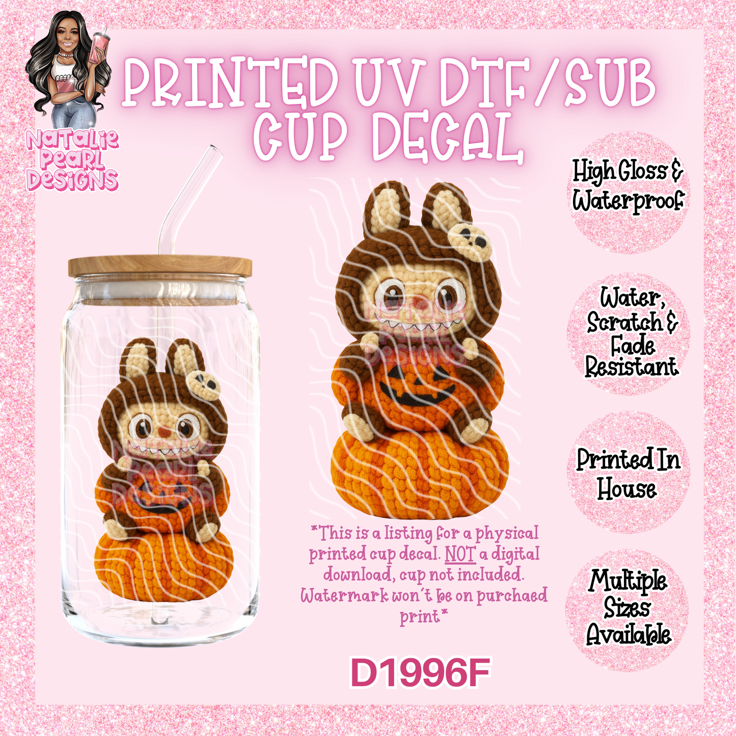 D1996F UV DTF/Sub Decal