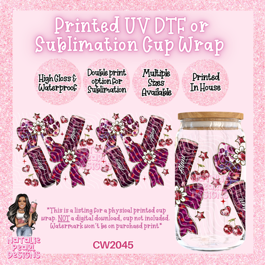 CW2045 UV DTF/SUB Cup Wraps