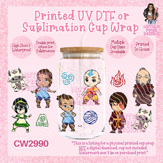 CW2990 UV DTF/SUB Cup Wraps