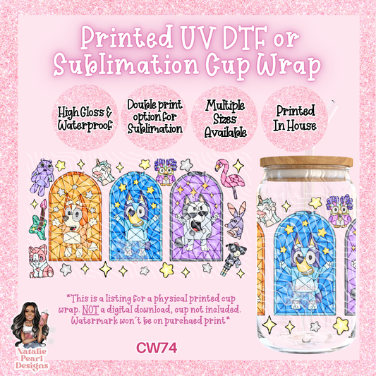 CW74 UV DTF/SUB Cup Wrap
