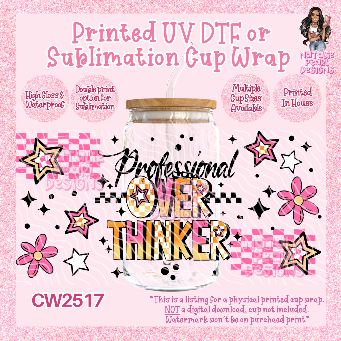 CW2517 UV DTF/SUB Cup Wraps
