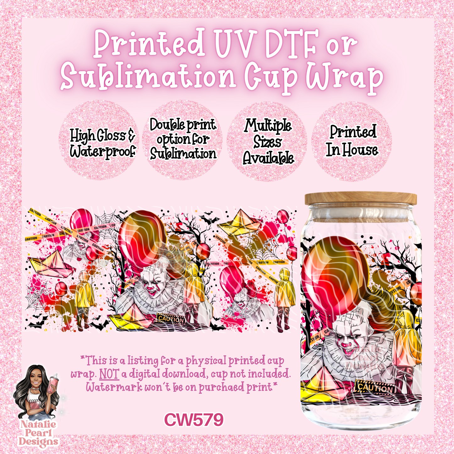 CW579 UV DTF/SUB Cup Wrap