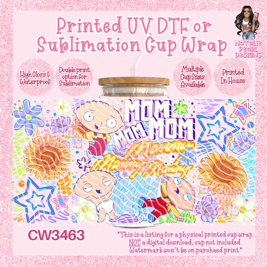 CW3463 UV DTF/SUB Cup Wraps