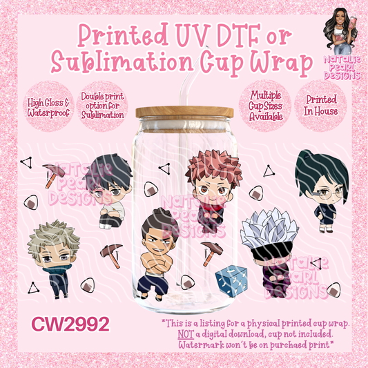 CW2992 UV DTF/SUB Cup Wraps