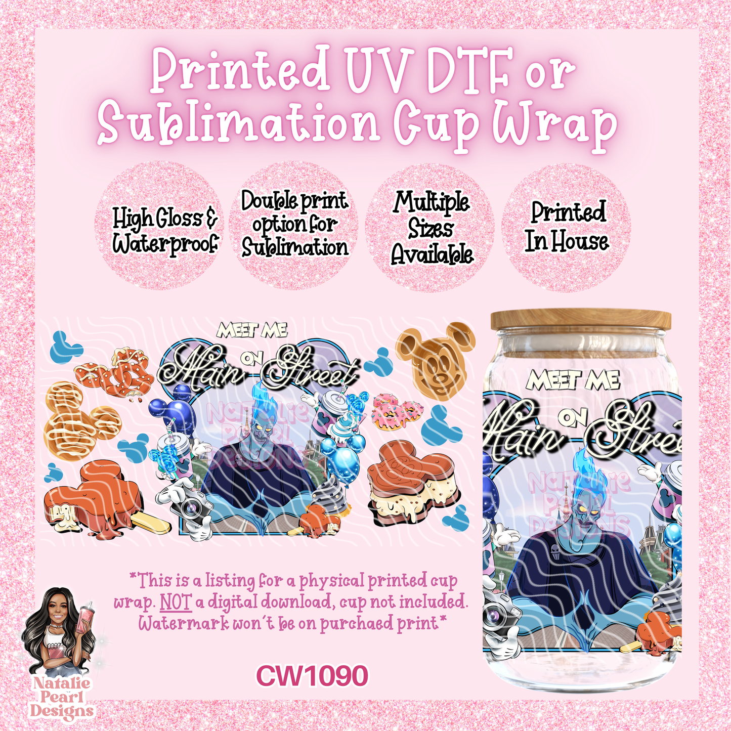 CW1090 UV DTF/SUB Cup Wrap