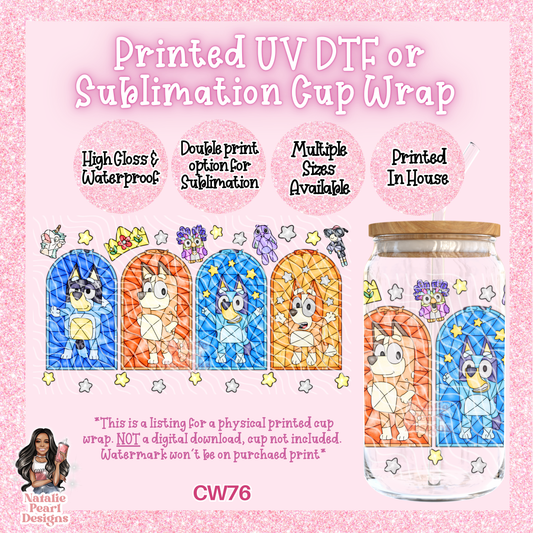 CW75 UV DTF/SUB Cup Wrap