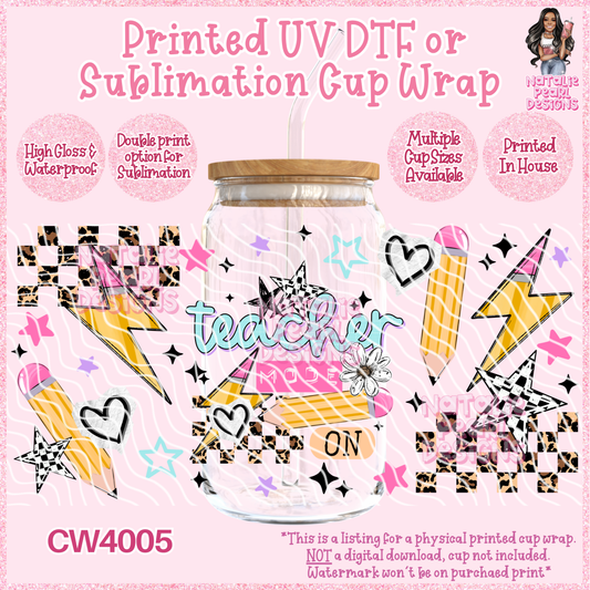 CW4005 UV DTF/SUB Cup Wraps