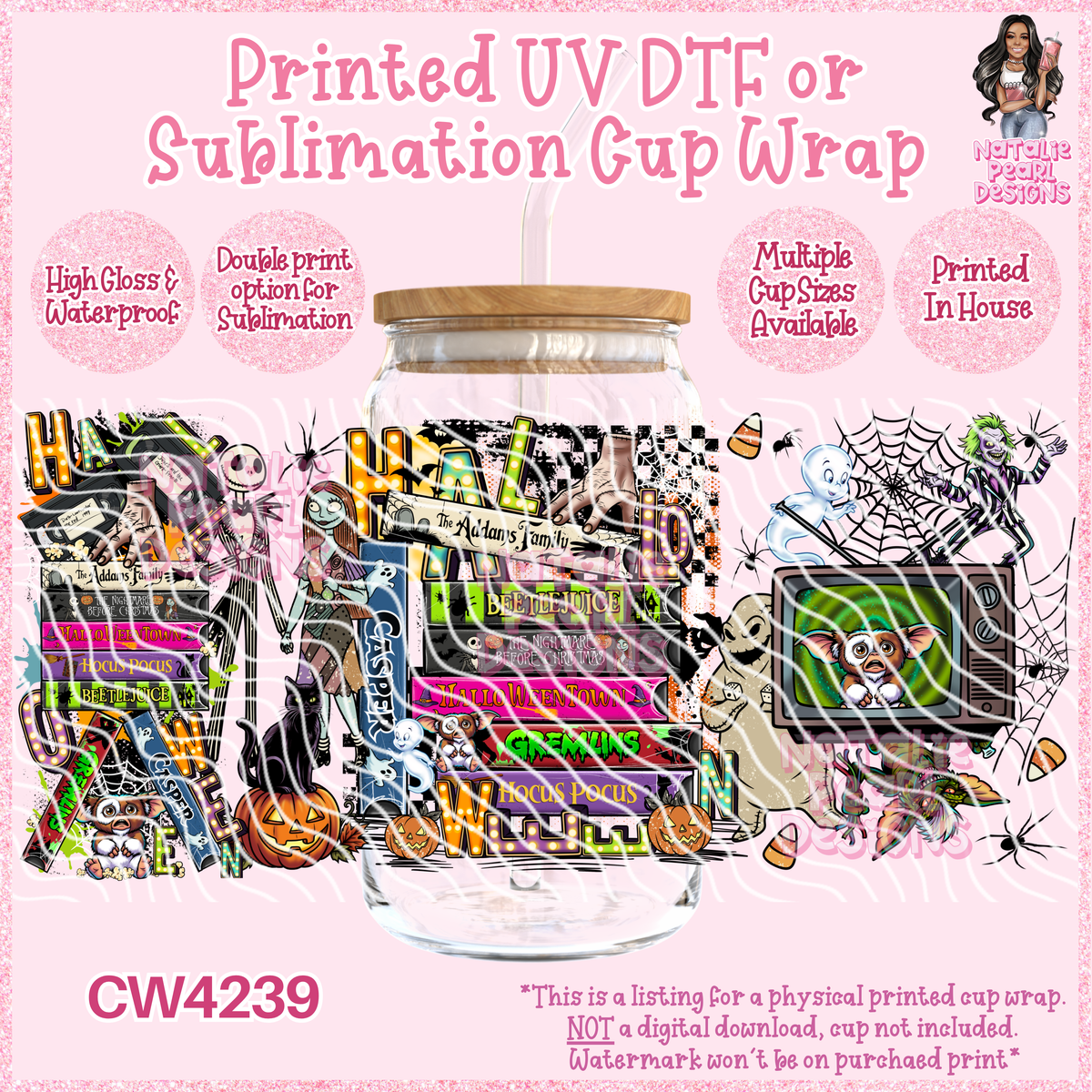 CW4239 UV DTF/SUB Cup Wraps