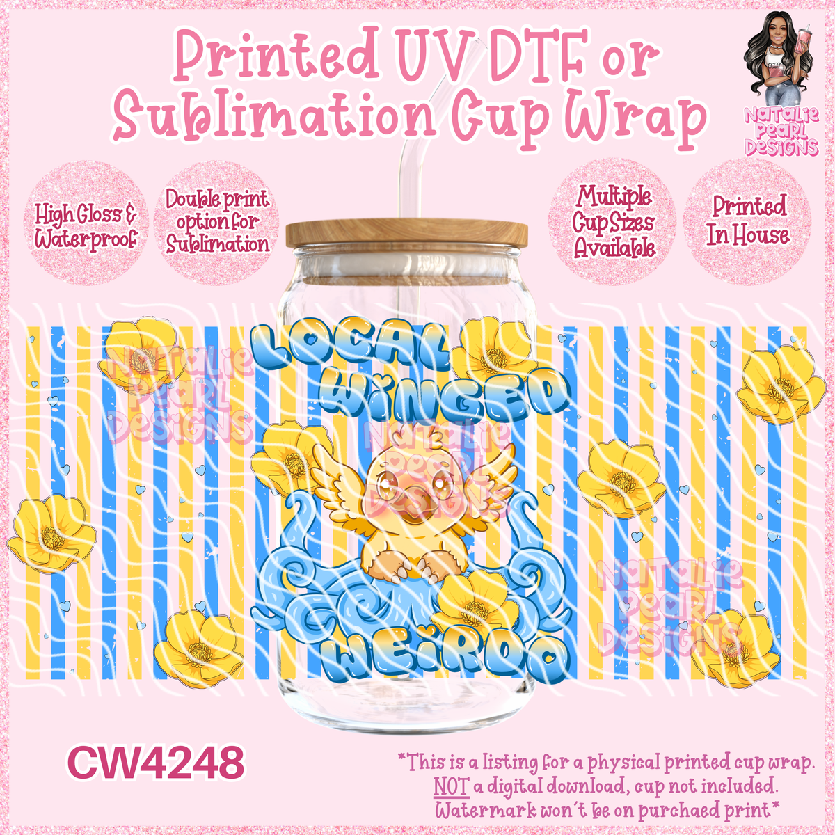 CW4248 UV DTF/SUB Cup Wraps