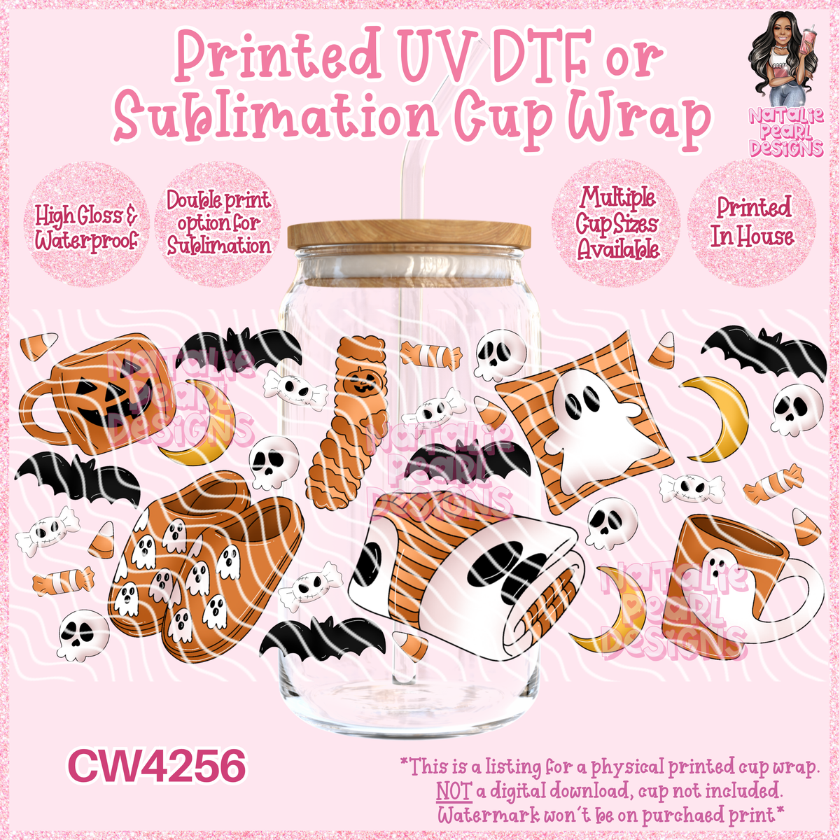 CW4256 UV DTF/SUB Cup Wraps