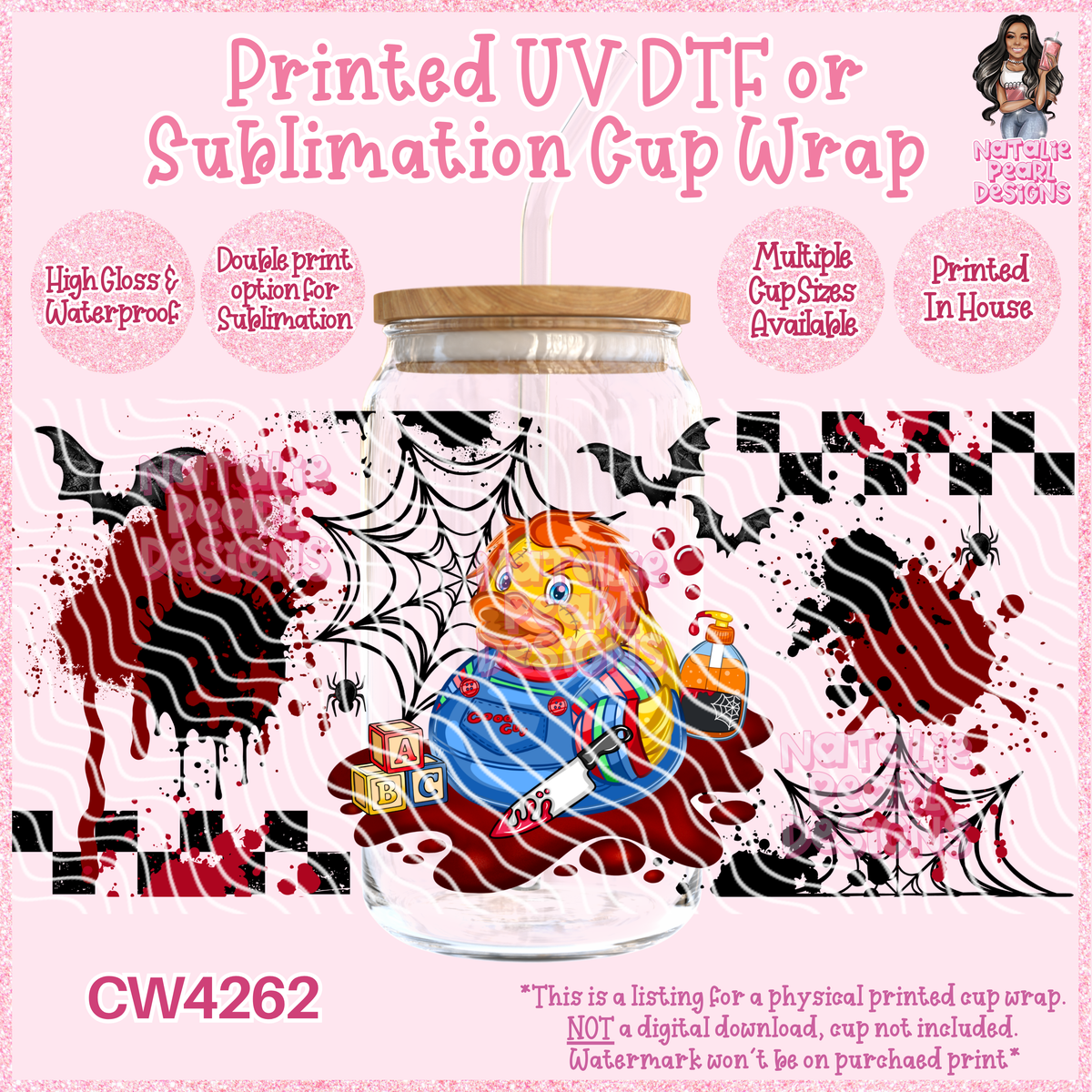 CW4262 UV DTF/SUB Cup Wraps