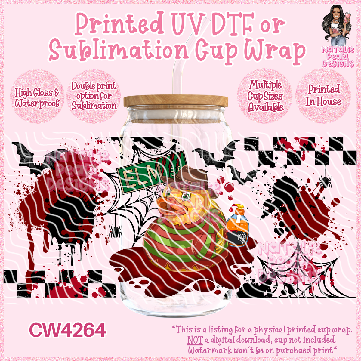 CW4264 UV DTF/SUB Cup Wraps