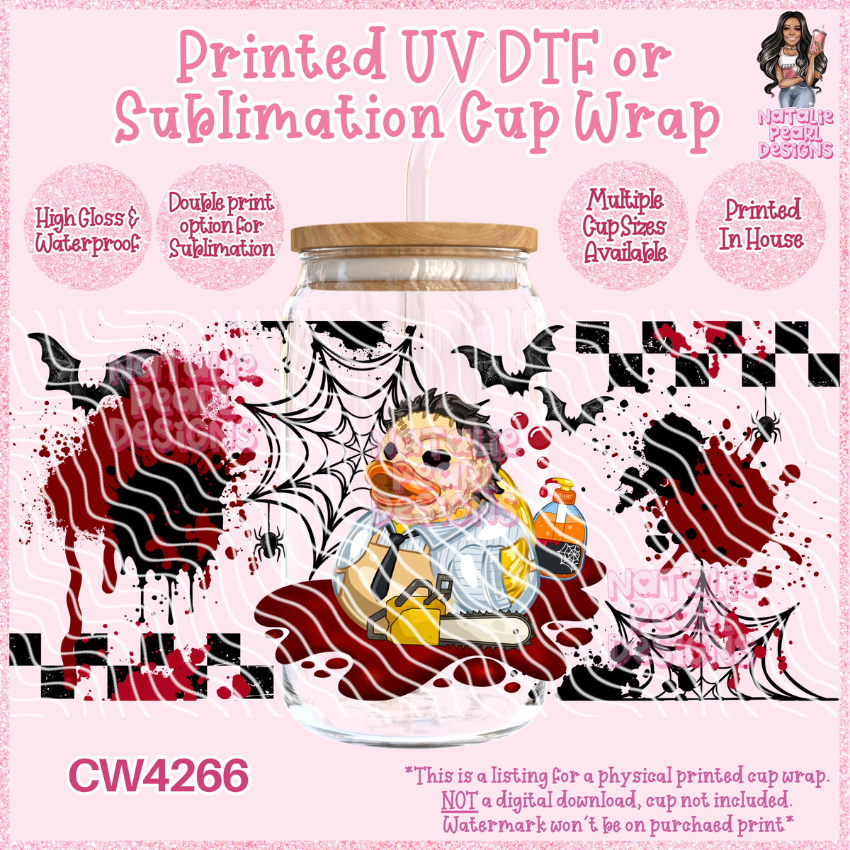 CW4266 UV DTF/SUB Cup Wraps