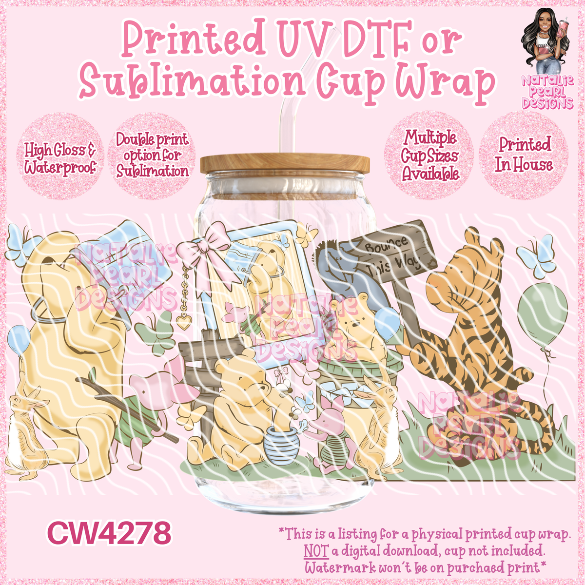 CW4278 UV DTF/SUB Cup Wraps