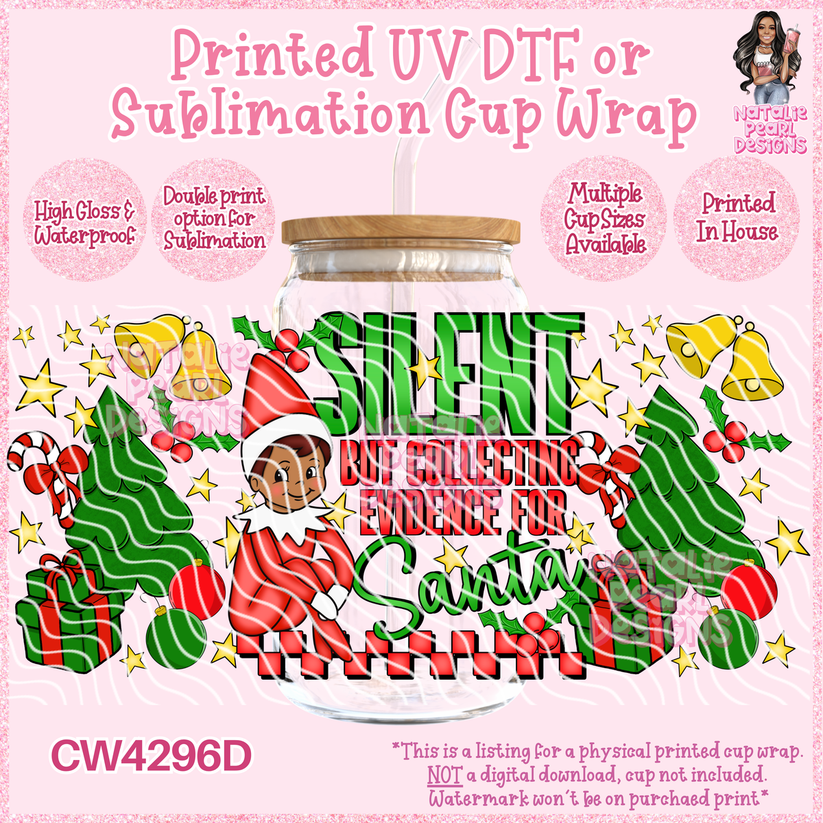 CW4296D UV DTF/SUB Cup Wraps