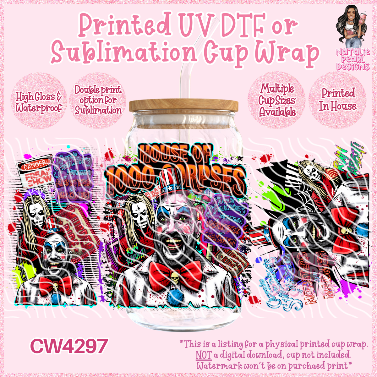 CW4297 UV DTF/SUB Cup Wraps