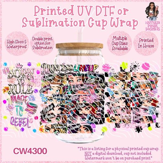 CW4300 UV DTF/SUB Cup Wraps