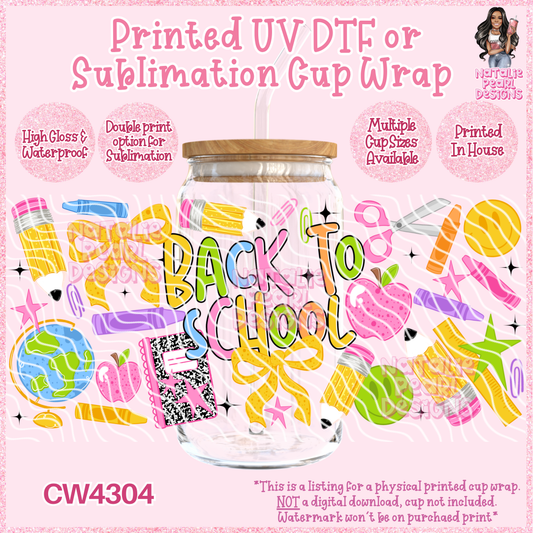CW4304 UV DTF/SUB Cup Wraps