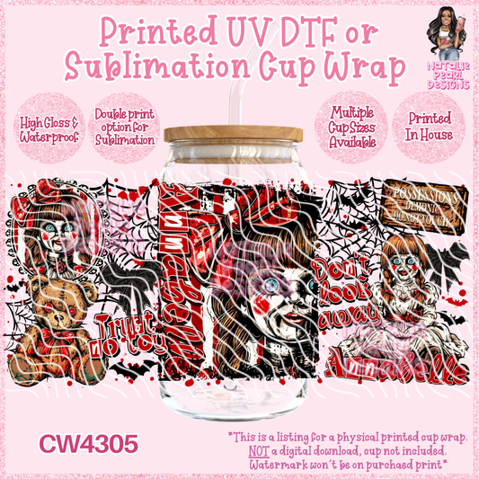 CW4305 UV DTF/SUB Cup Wraps