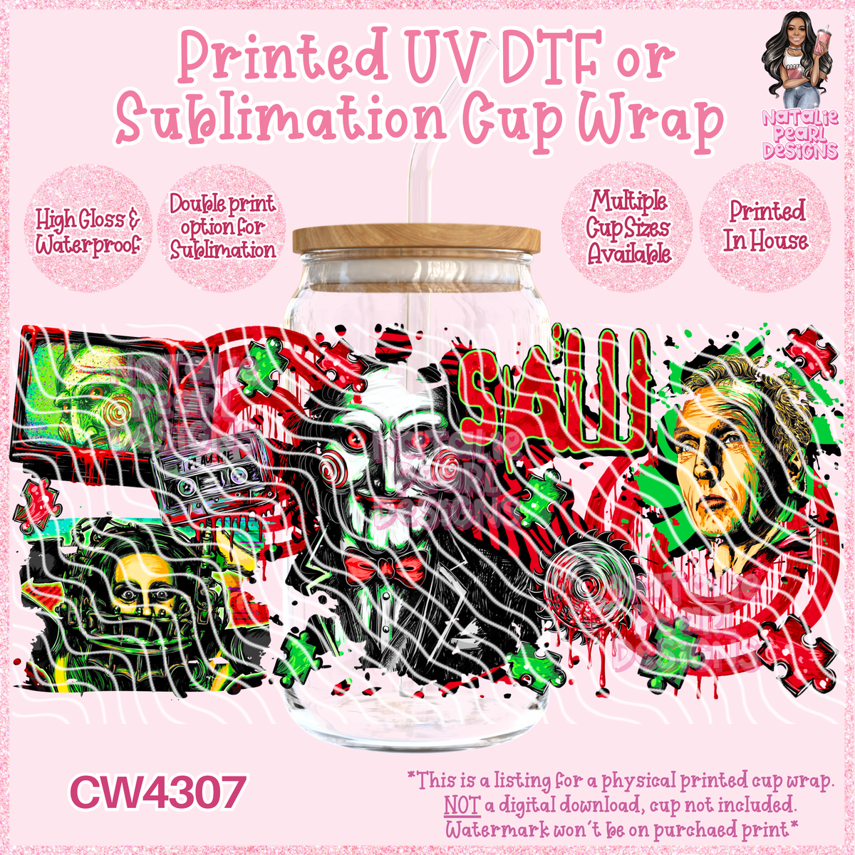 CW4307 UV DTF/SUB Cup Wraps