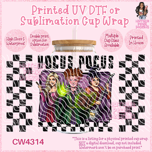 CW4314 UV DTF/SUB Cup Wraps