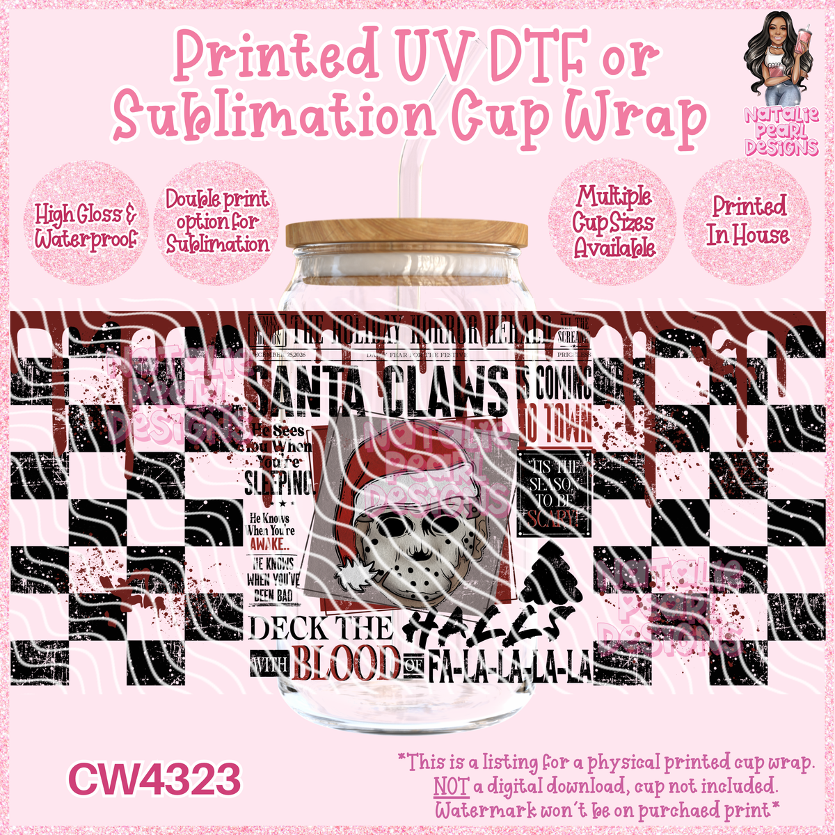 CW4323 UV DTF/SUB Cup Wraps