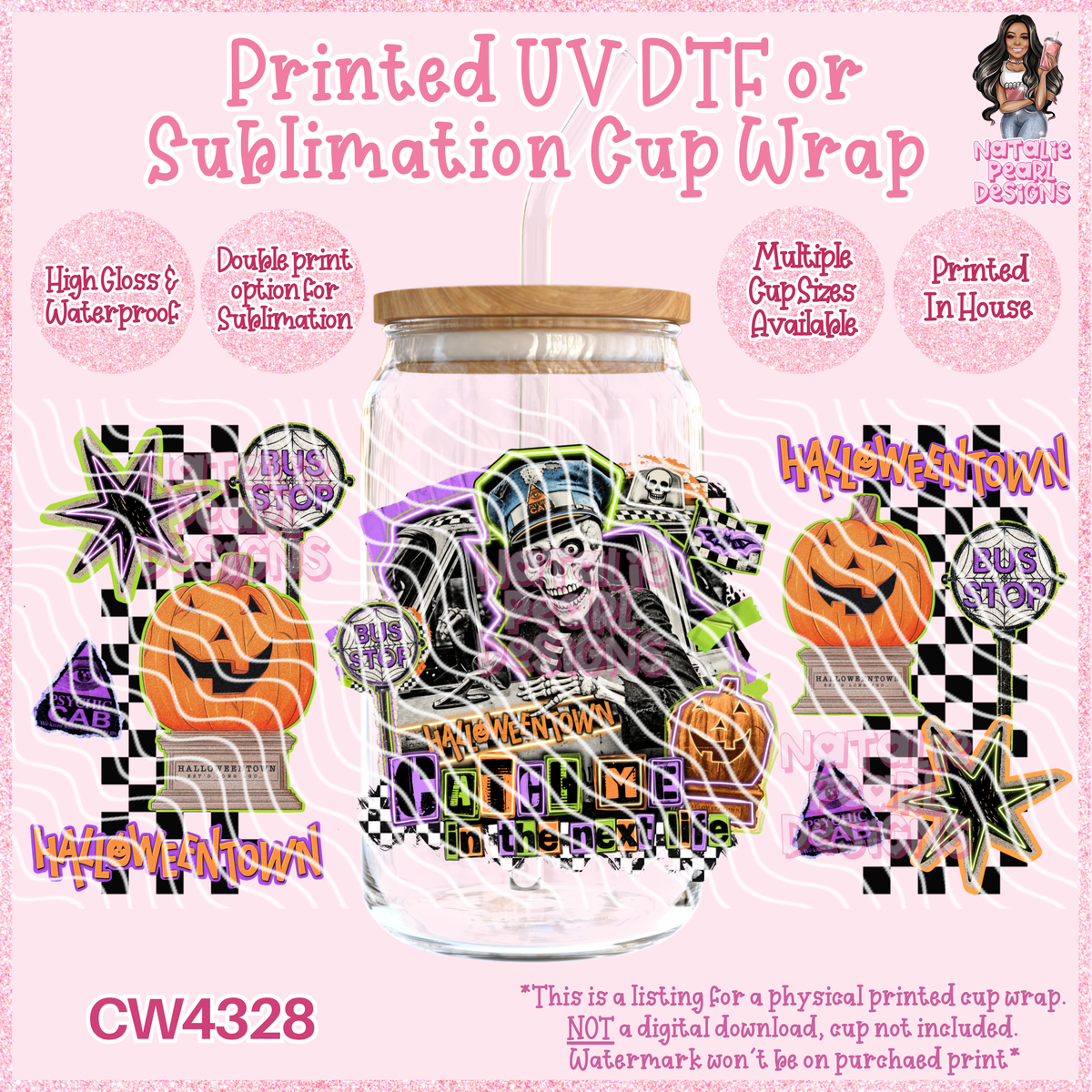CW4328 UV DTF/SUB Cup Wraps