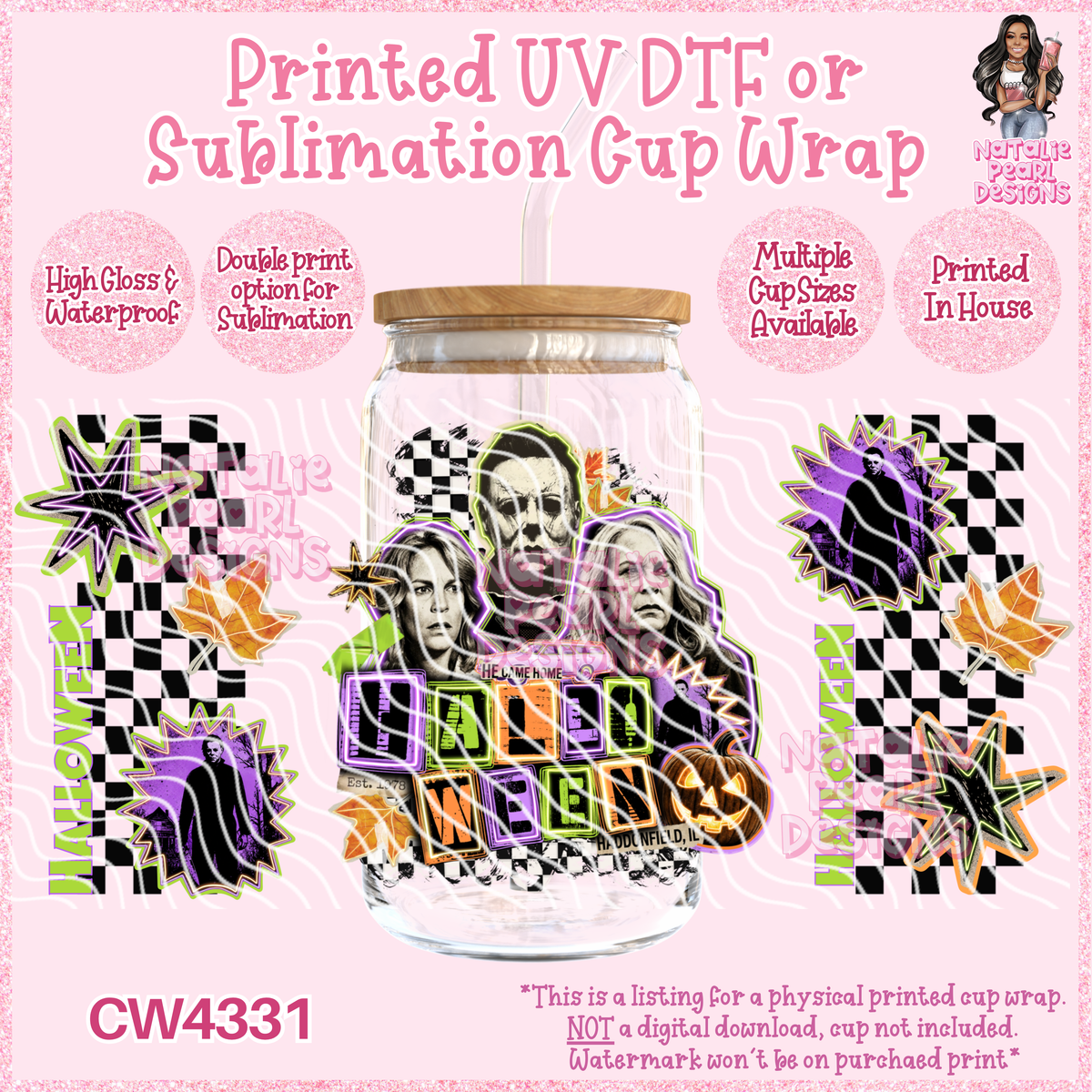 CW4331 UV DTF/SUB Cup Wraps