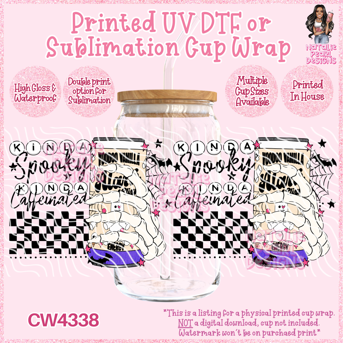 CW4338 UV DTF/SUB Cup Wraps