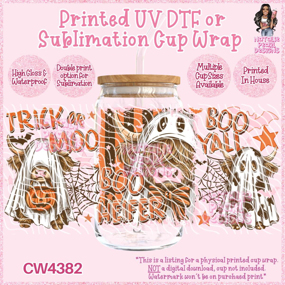 CW4382 UV DTF/SUB Cup Wraps