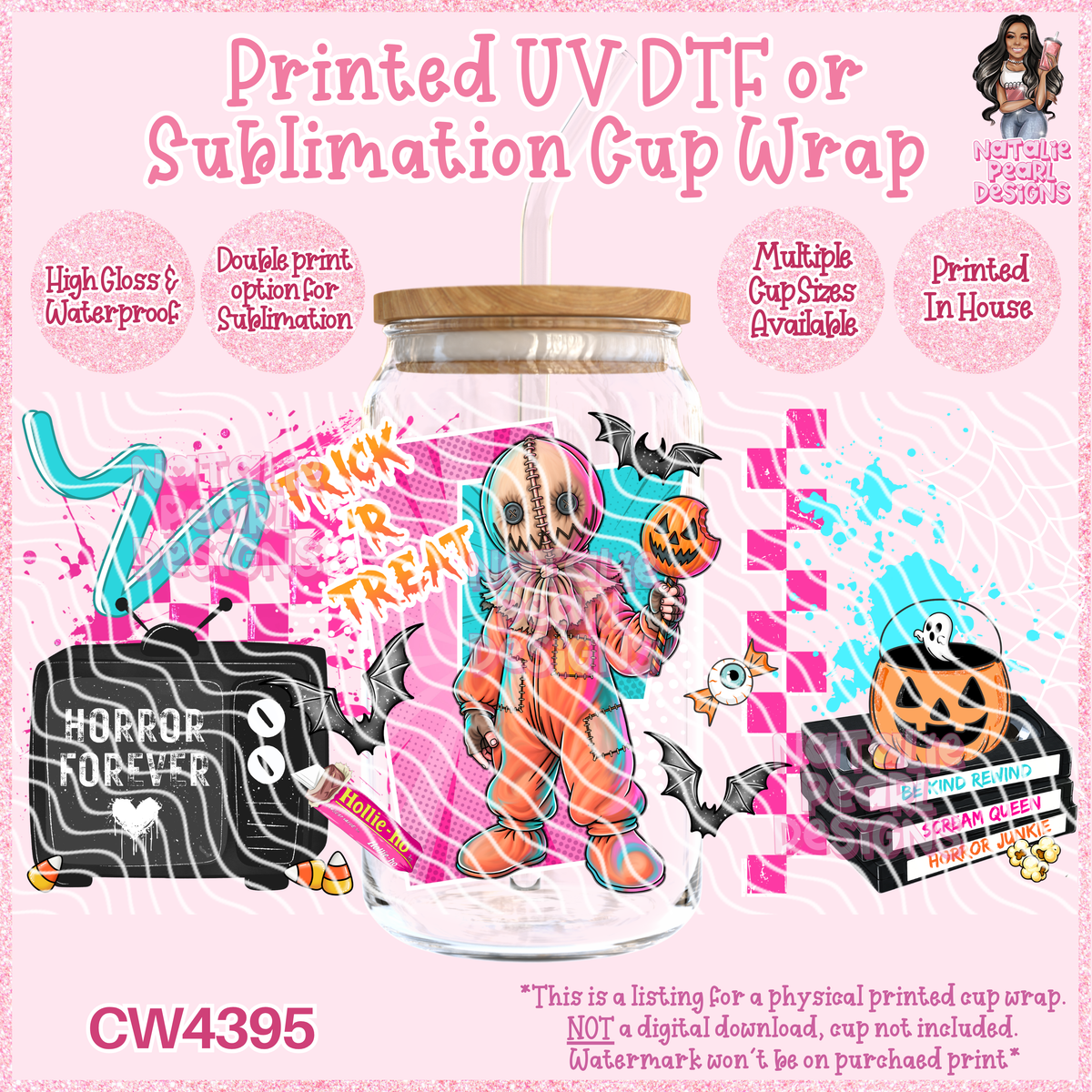 CW4395 UV DTF/SUB Cup Wraps