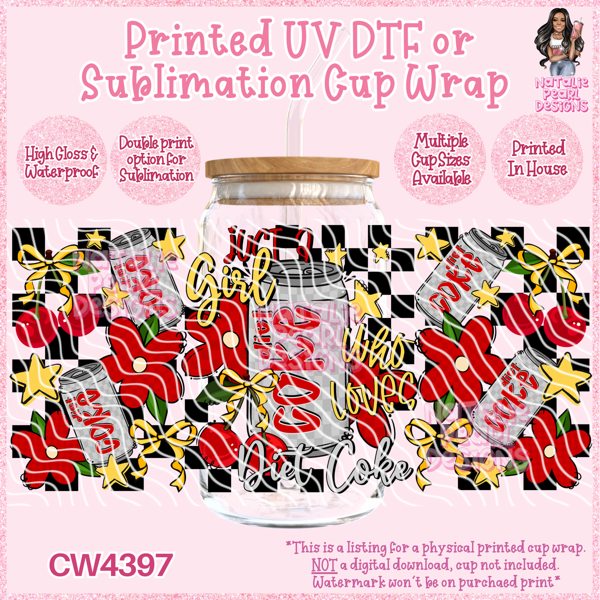 CW4397 UV DTF/SUB Cup Wraps