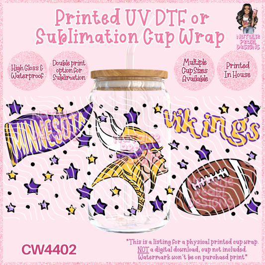 CW4402 UV DTF/SUB Cup Wraps