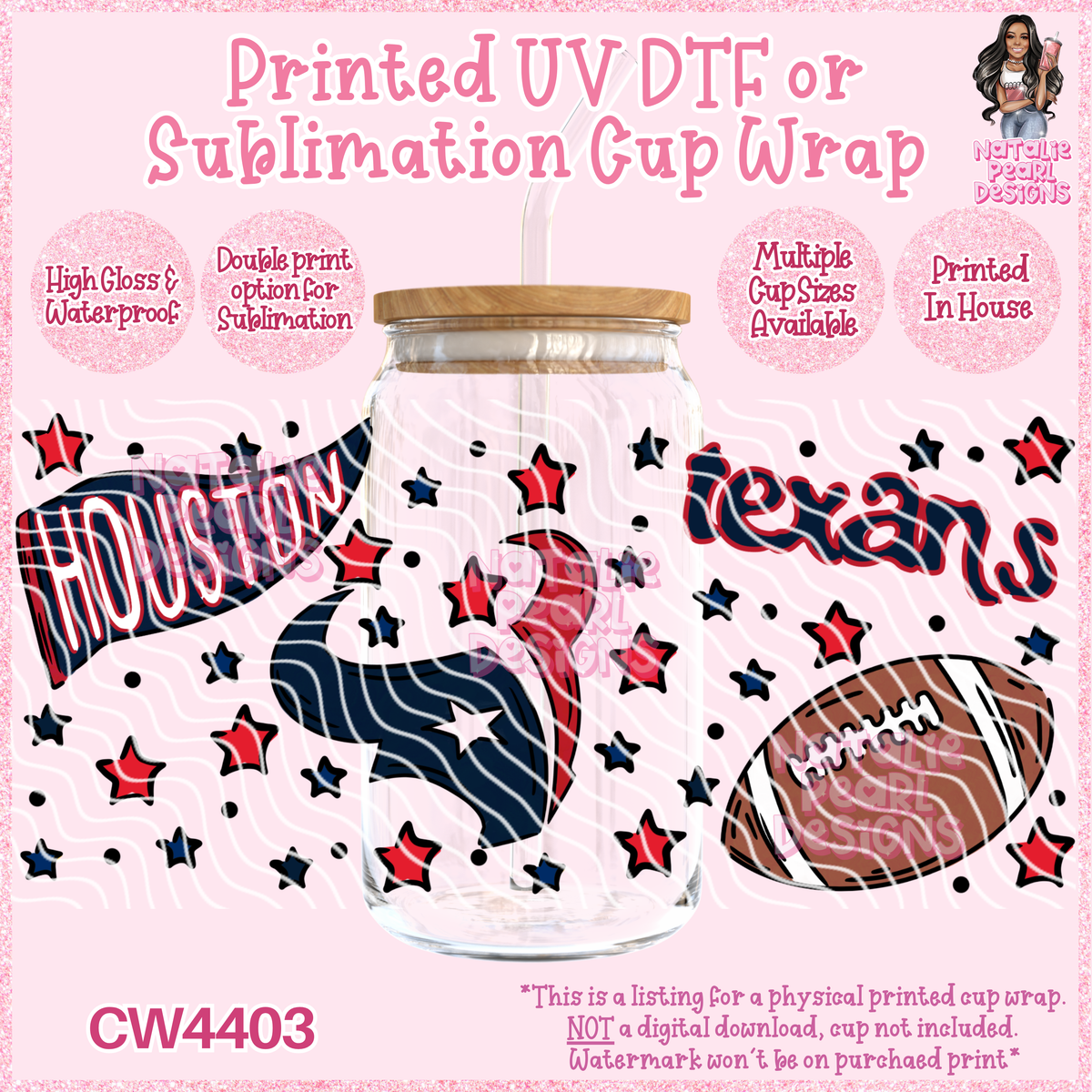 CW4403 UV DTF/SUB Cup Wraps