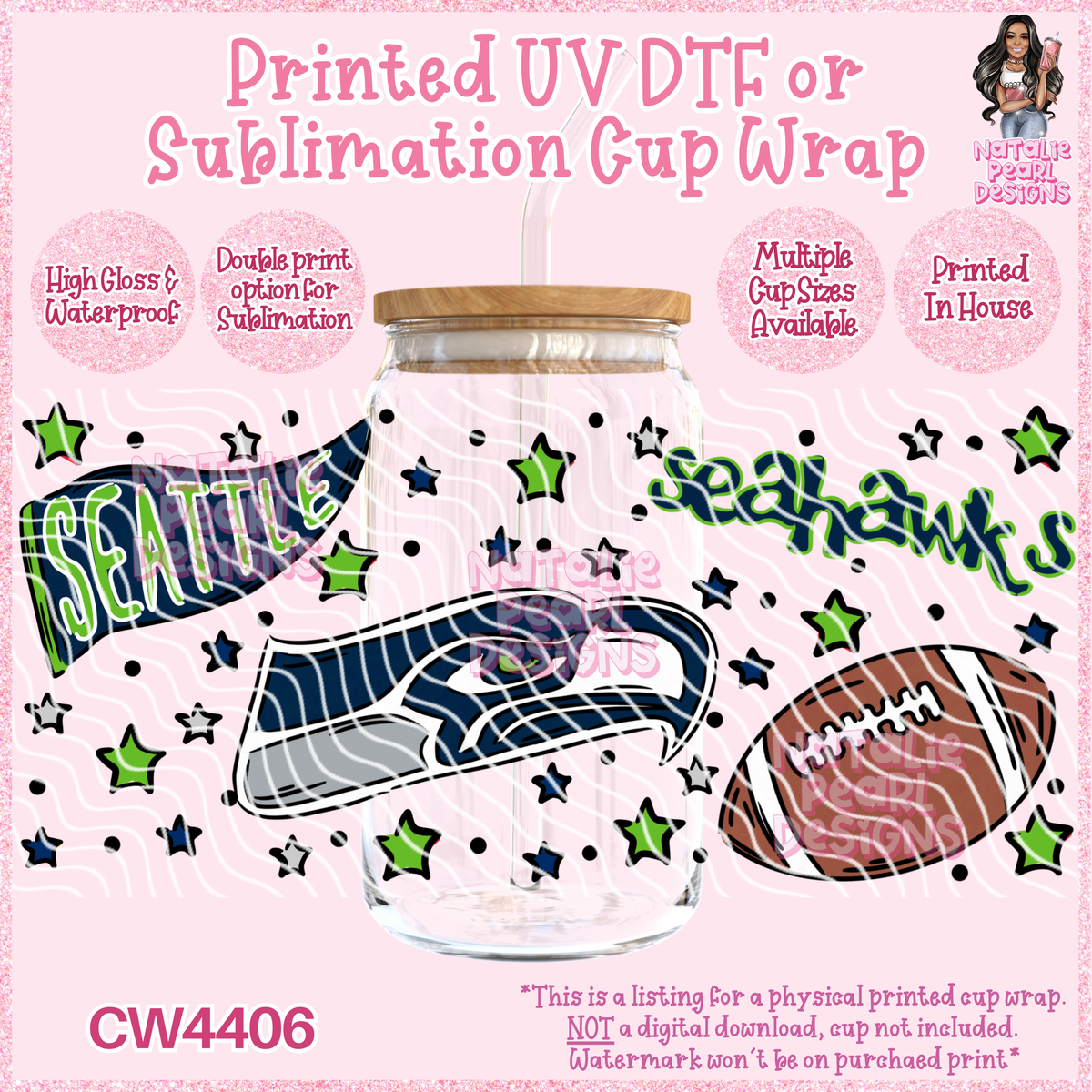 CW4406 UV DTF/SUB Cup Wraps