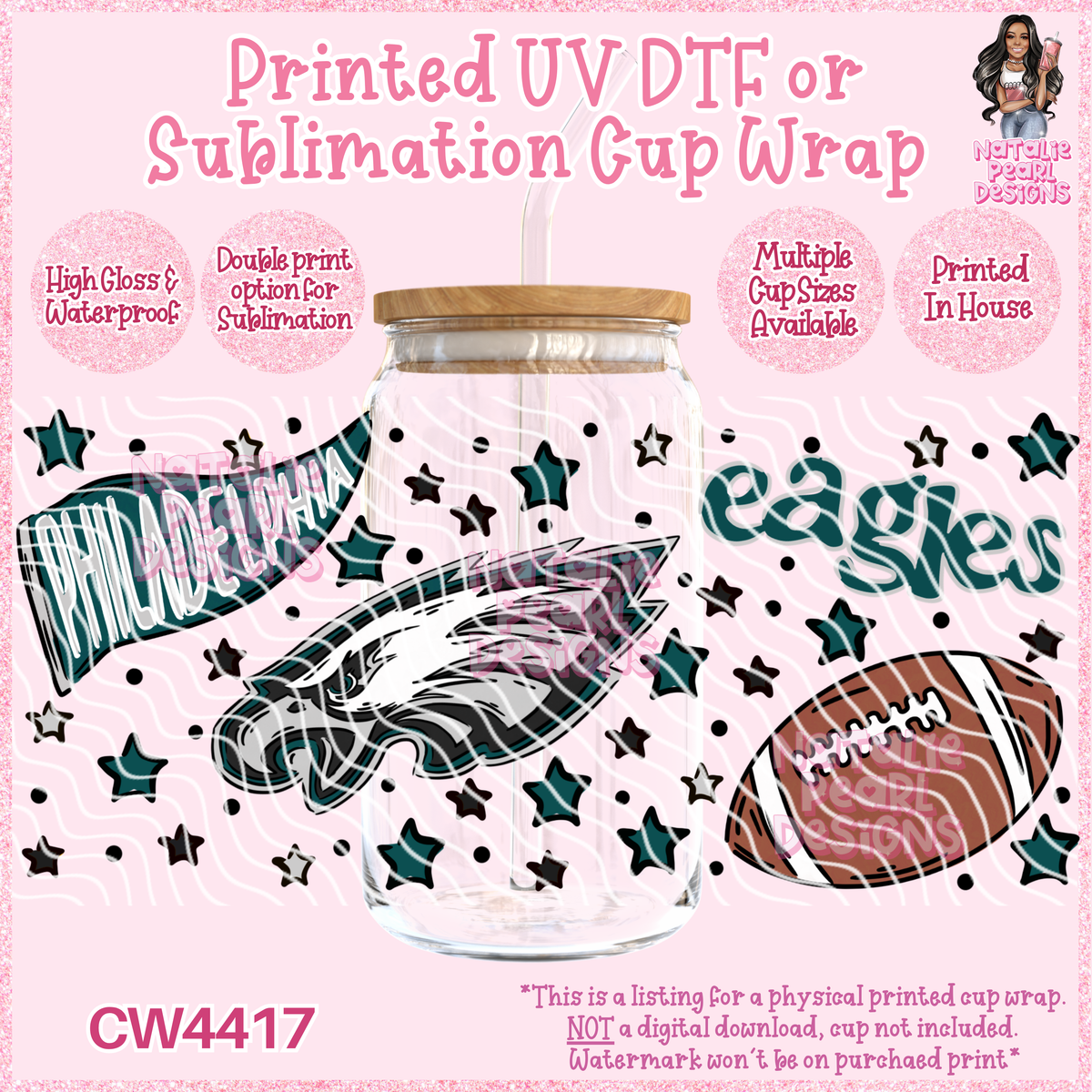 CW4417 UV DTF/SUB Cup Wraps