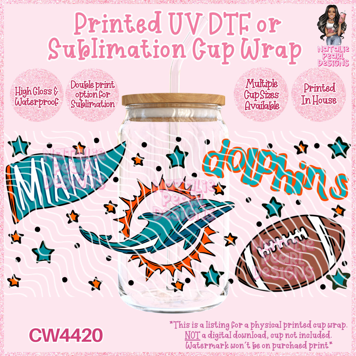 CW4420 UV DTF/SUB Cup Wraps