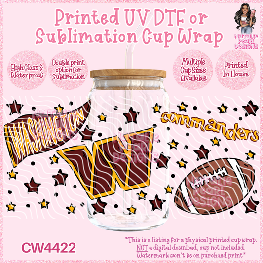 CW4422 UV DTF/SUB Cup Wraps