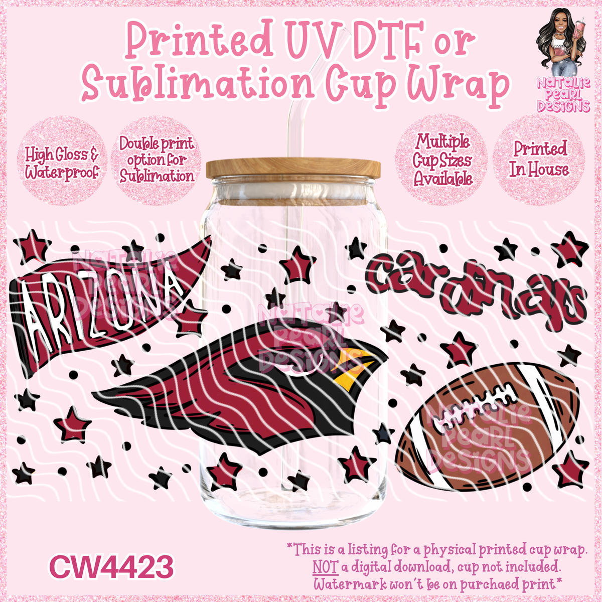 CW4423 UV DTF/SUB Cup Wraps