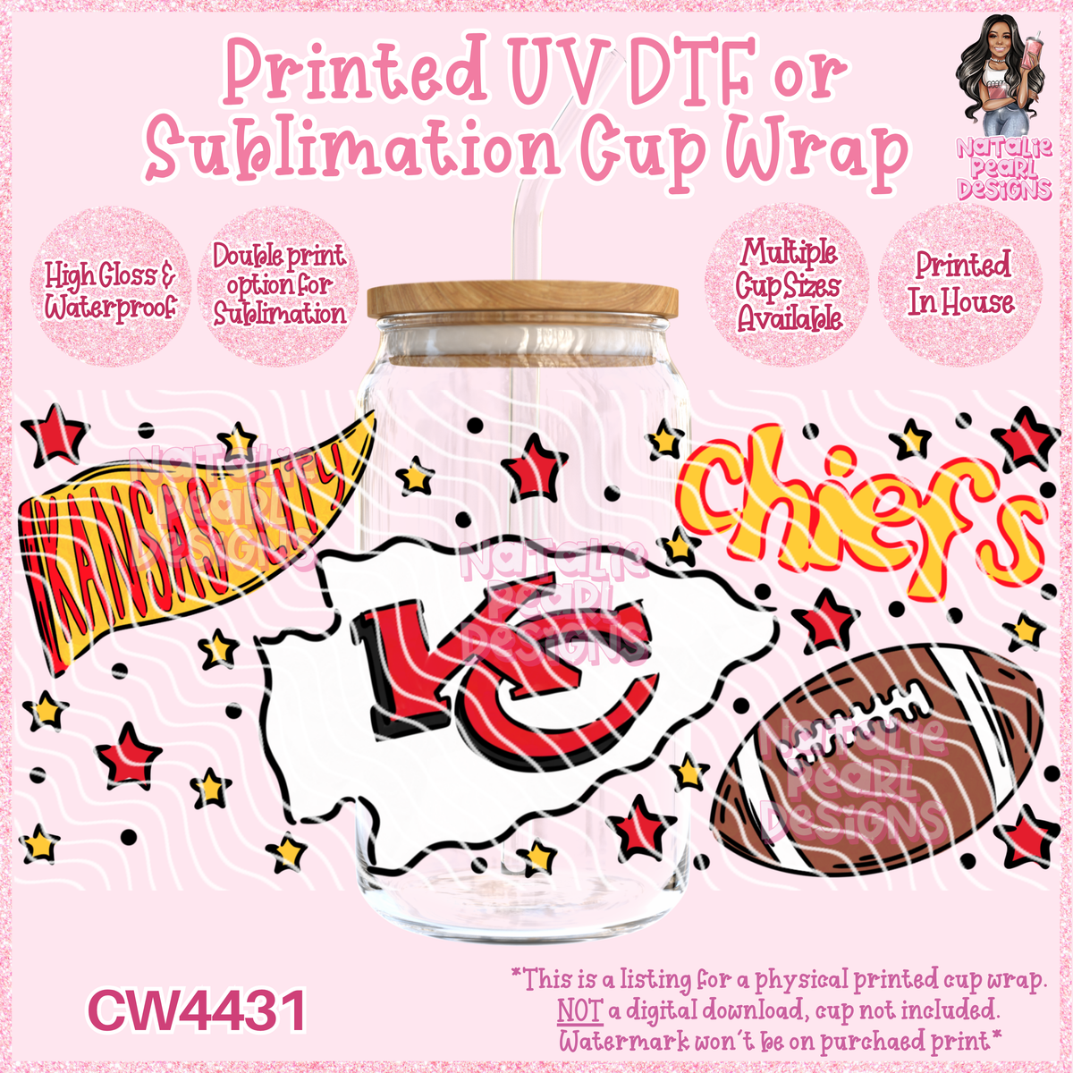 CW4431 UV DTF/SUB Cup Wraps