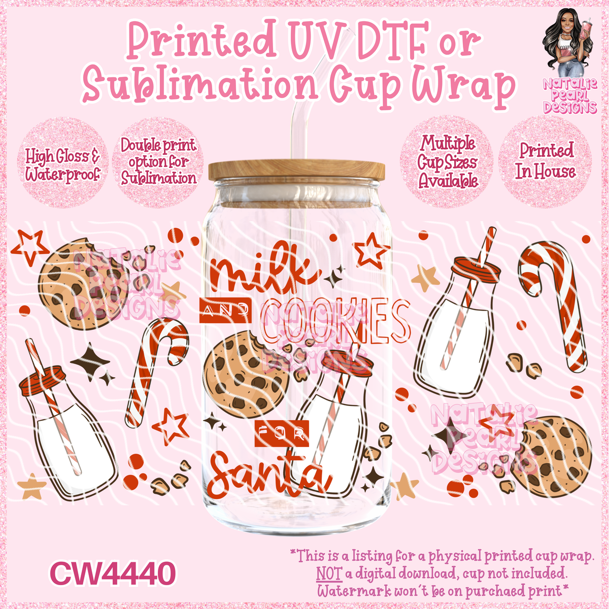 CW4440 UV DTF/SUB Cup Wraps