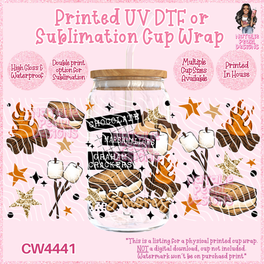 CW4441 UV DTF/SUB Cup Wraps