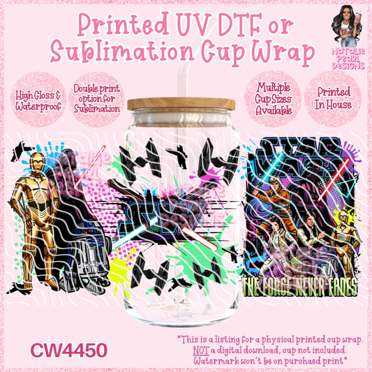 CW4450 UV DTF/SUB Cup Wraps