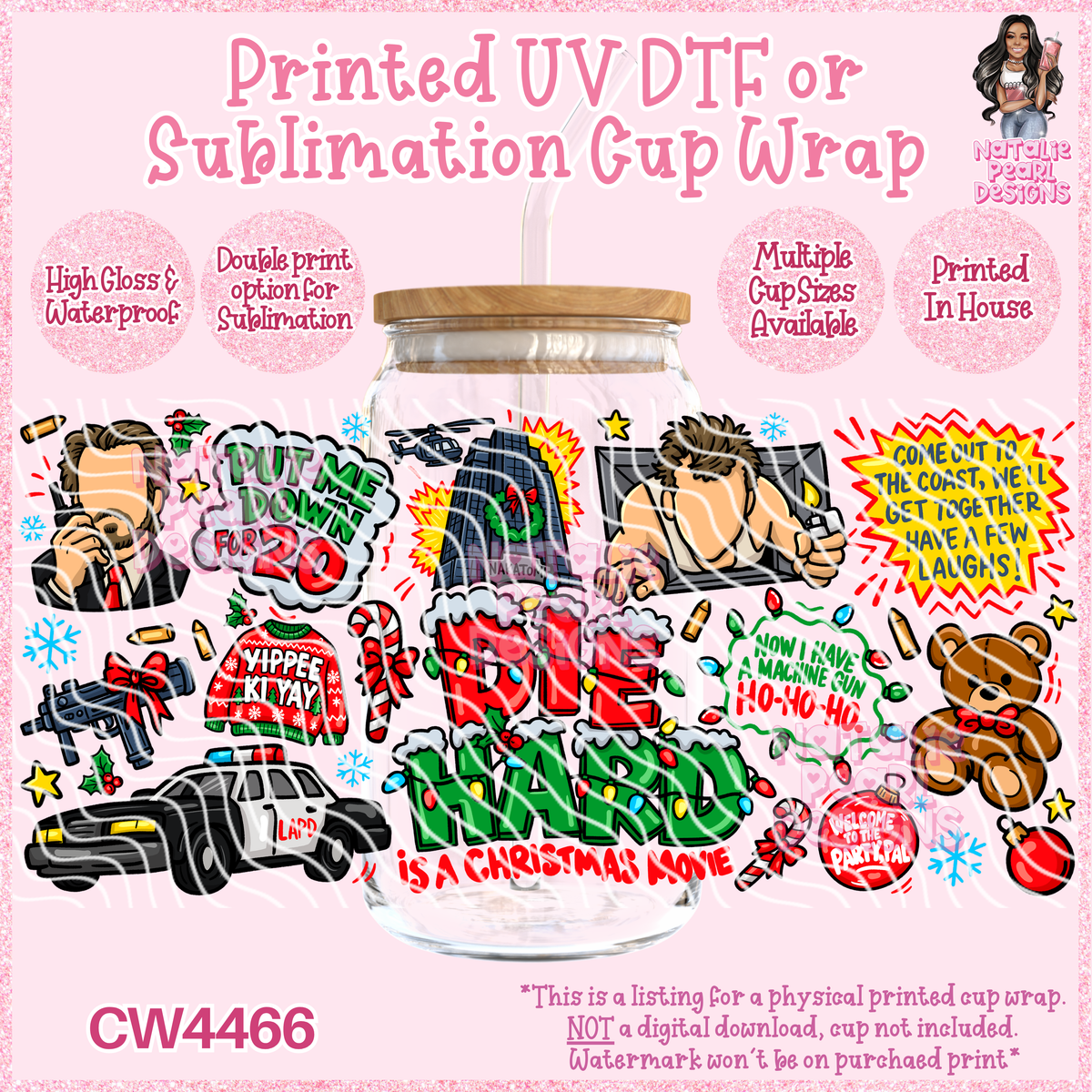 CW4466 UV DTF/SUB Cup Wraps