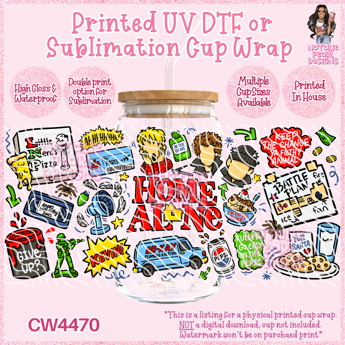 CW4470 UV DTF/SUB Cup Wraps