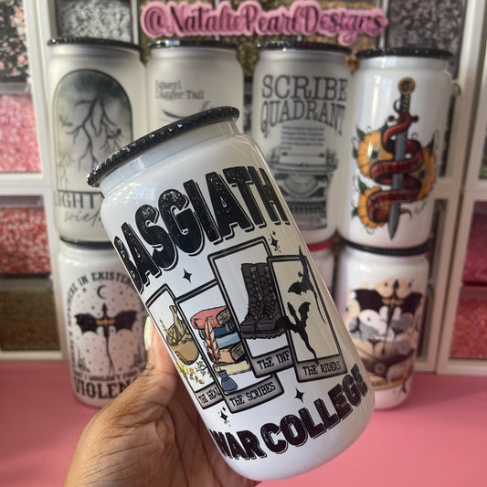 Basgiath WC Fourth Wing Glass Can