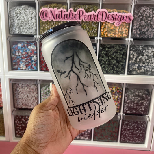 Lightning Wielder Fourth Wing Glass Can