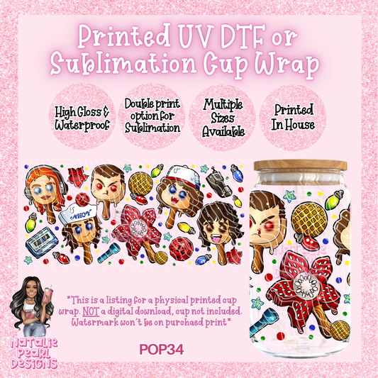 POP34 UV DTF/SUB Cup Wraps
